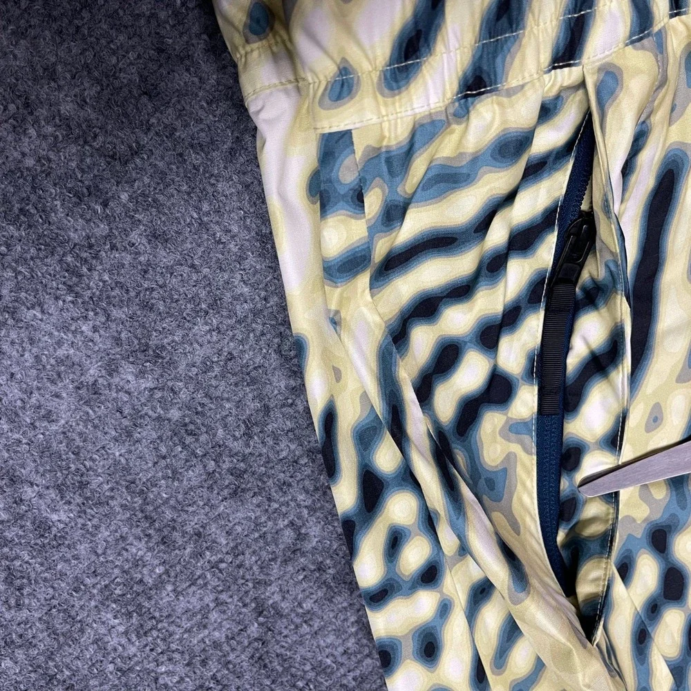 The North Face Build Up Pants Mens Yellow XXL Long Nettle The Lift Print DryVent